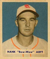1949 Bowman #139 Hank Arft Baseball Card