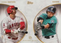 2022 Topps Dynamic Duals #13 Ichiro/Shohei Ohtani Baseball Card