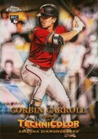 2023 Topps Chrome Topps in Technicolor #TT9 Corbin Carroll Baseball Card