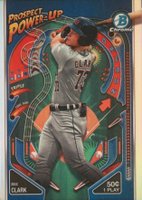 2024 Bowman Prospect Power-Up #PP12 Max Clark Baseball Card