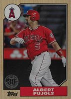 2017 Topps 1987 Topps #87-82 Albert Pujols Baseball Card