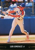 1991 Leaf Gold Rookies #BC2 Luis Gonzalez Baseball Card