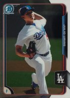 2015 Bowman Chrome Prospects #BCP50 Julio Urias Baseball Card