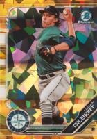 2019 Bowman Draft Chrome Sapphire Edition #BDC179 Logan Gilbert Gold Baseball Card