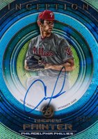 2022 Bowman Inception Prospect Autographs #PAAPR Andrew Painter Blue Foil Baseball Card