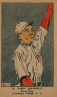 1923 Strip Card #50 Rabbit Maranville Hand Cut Baseball Card