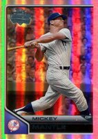 2011 Topps Lineage #7 Mickey Mantle Diamond Anniversary Refractor Baseball Card