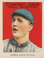 1915 Cracker Jack #153 Bill James Baseball Card