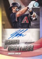 2022 Bowman Chrome Shades of Greatness Autographs #SGAJLW Jordan Lawlar Baseball Card