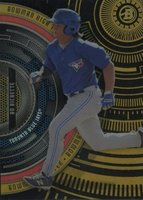2017 Bowman High Tek #BB Bo Bichette Gold Rainbow Baseball Card