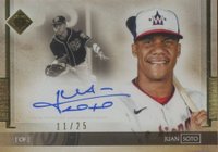 2020 Topps Transcendent Collection Autographs #JSO Juan Soto Variation Baseball Card