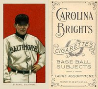 1909 White Borders Carolina Brights #469 Sam Strang Baseball Card