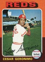 1975 Topps Mini #41 Cesar Geronimo Baseball Card