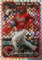 2024 Topps Chrome Update #USC150 Elly de La Cruz X-Fractor Baseball Card