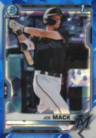 2021 Bowman Draft Chrome Sapphire Edition #BDC159 Joe Mack Baseball Card