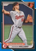 2024 Bowman Paper Prospects #BP47 Jackson Holliday Blue Baseball Card