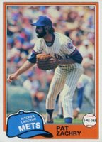 1981 O-Pee-Chee #224 Pat Zachry Gray Back Baseball Card