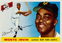 1955 Topps #100 Monte Irvin Baseball Card