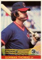 1984 Donruss #574 Gorman Thomas Baseball Card