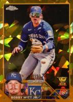 2023 Topps Chrome Sapphire #7 Bobby Witt Jr. Gold Baseball Card