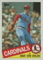 1985 Topps #177 Dave Von Ohlen Baseball Card