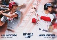 2019 Topps Historic Through-Lines #HTL10 Andrew Benintendi/Carl Yastrzemski Baseball Card