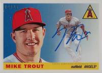 2017 Topps Transcendent 65th Anniversary Party #1955 Mike Trout Autograph Baseball Card