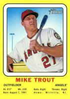 2018 Topps Heritage 1969 Collector Cards #MT Mike Trout Baseball Card