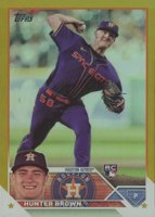 2023 Topps #111 Hunter Brown Gold Foil Baseball Card