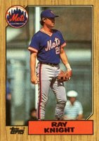 1987 Topps Tiffany #488 Ray Knight Baseball Card