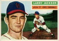 1956 Topps #119 Larry Jackson Gray Back Baseball Card