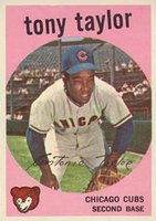 1959 Topps #62 Tony Taylor Baseball Card