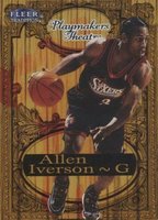 1998 Fleer Tradition Playmaker Theater #8 Allen Iverson Basketball Card