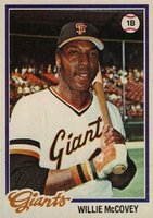 1978 Topps #34 Willie McCovey Baseball Card
