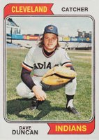 1974 Topps #284 Dave Duncan Baseball Card