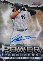 2020 Bowman's Best Power Producers #PPJD Jasson Dominguez Autograph Baseball Card