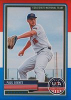 2023 Panini Stars & Stripes USA #80 Paul Skenes RWB Baseball Card