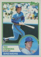 1983 Topps #450 Ted Simmons Baseball Card