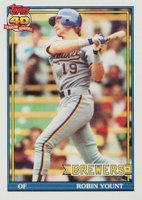 1991 Topps Tiffany #575 Robin Yount Baseball Card