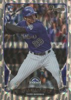 2013 Bowman Draft Picks & Prospects Rookies  #41 Nolan Arenado Silver Ice Baseball Card