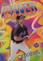 2000 Topps Chrome Power Players #P14 Mike Piazza Refractor Baseball Card