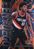 2023 Panini Select EN Fuego #9 Scoot Henderson Basketball Card