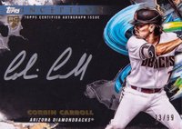2023 Topps Inception Inception Silver Signings #ISSCC Corbin Carroll Baseball Card