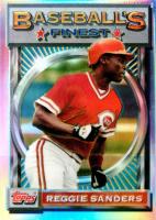 1993 Finest #20 Reggie Sanders Refractor Baseball Card