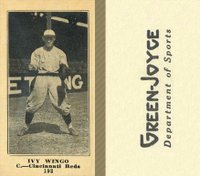 1916 Green-Joyce #193 Ivy Wingo Baseball Card