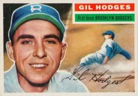 1956 Topps #145 Gil Hodges Gray Back Baseball Card