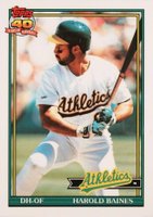 1991 Topps Tiffany #166 Harold Baines Baseball Card