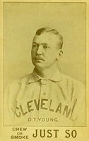 1893 Just So Tobacco #13 Cy Young Baseball Card