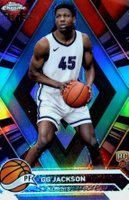 2023 Topps Chrome #54 G.G. Jackson Aqua Refractor Basketball Card