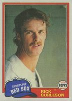 1981 Topps #455 Rick Burleson Baseball Card